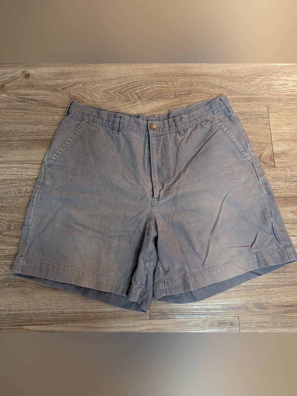 Patagonia Vintage Sun faded Flat-Front Hiking Shorts 36